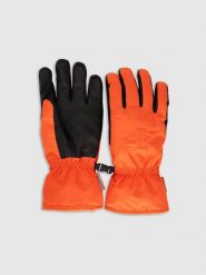 4F Rękawiczki narciarskie Thinsulate membrana 5000 damskie - czerwone XL. Czerwone rękawiczki 4f, bez wzorów. Za 149.99 zł.