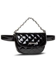 DeeZee Saszetka nerka RC18473 Czarny. Czarne torebki klasyczne DeeZee, bez wzorów, ze skóry, bez dodatków. Za 40.49 zł.