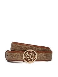 Guess Pasek Damski Kerima (AG) Belts BW9149 P4330 Beżowy. Brązowe paski Guess, z aplikacjami, ze skóry. Za 159.99 zł.