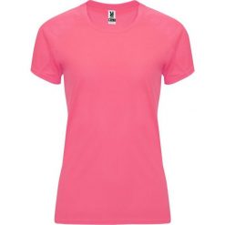 Damska Koszulka Sportowa Z Krótkim Rękawem Bahrain. Czerwone koszulki sportowe ROLY, bez wzorów, bez ramiączek, trekkingowe. Za 44.99 zł.