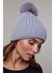 Soft Cashmere Czapka w kolorze szarym rozmiar: onesize. Szare czapki Soft Cashmere, bez wzorów, z kaszmiru. Za 101.70 zł.