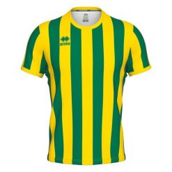 Koszulka Errea Strip. Zielone bluzki ERREA, l, bez wzorów, sportowe, bez kołnierzyka, bez ramiączek. Za 238.50 zł.