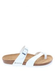 BACKSUN Japonki "Barcelone" w kolorze białym rozmiar: 41. Białe klapki Backsun, bez wzorów, bez obcasa. Za 130.99 zł.