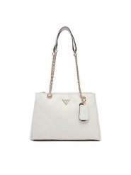 Guess Torebka HWPG93 49090 Biały. Białe listonoszki Guess, z aplikacjami, ze skóry, bez dodatków. Za 369.99 zł.