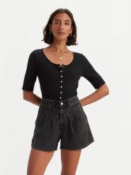 Levi's Koszulka w kolorze czarnym rozmiar: L. Czarne bluzki Levi's®, l, bez wzorów, bez kołnierzyka, bez ramiączek. Za 74.81 zł.