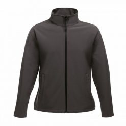 Kurtka Softshellowa Damska Do Druku. Czarne kurtki sportowe Regatta, xl, bez wzorów, z softshellu, bez kaptura, trekkingowe. Za 98.99 zł.