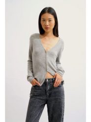 AUTHENTIC CASHMERE Kaszmirowy kardigan "Chalais" w kolorze szarym rozmiar: S. Szare kardigany AUTHENTIC CASHMERE, s, bez wzorów, z kaszmiru. Za 347.99 zł.