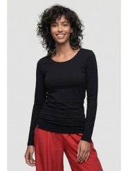 Alife and kickin Koszulka "Evelyn" w kolorze czarnym rozmiar: L. Czarne bluzki Alife and Kickin, l, bez wzorów, bez kołnierzyka, bez ramiączek. Za 60.99 zł.