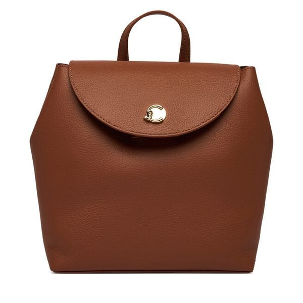 Plecak Coccinelle. Brązowe plecaki Coccinelle, bez wzorów. Za 1,039.00 zł.