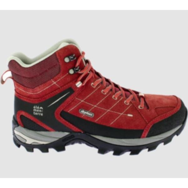 Wysokie buty turystyczne Élémenterre Sonora EV. Czerwone trekkingi Elementerre, z nylonu, trekkingowe. Za 369.00 zł.