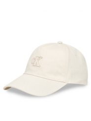 Calvin Klein Czapka z daszkiem Monogram Shine Embroidery Cap LV04F5044G Biały. Białe czapki Calvin Klein, bez wzorów, z bawełny. Za 169.99 zł.