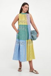Sukienka ze wzorem paisley Regno WEEKEND MAX MARA. Sukienki Weekend Max Mara, bez wzorów, bez kołnierzyka, bez ramiączek. Za 2,099.00 zł.