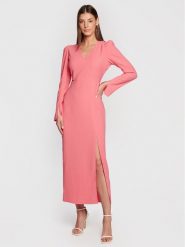 Notes Du Nord Sukienka koktajlowa Oliana 12901 Różowy Slim Fit. Czerwone sukienki Notes du Nord, bez wzorów, z syntetyku, wizytowe, bez kołnierzyka, bez ramiączek. Za 539.99 zł.