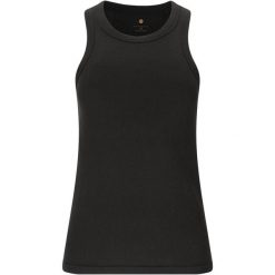 Damski tank top Athlecia Lenga. Czarne topy Athlecia, bez wzorów, bez kołnierzyka, bez ramiączek. Za 176.50 zł.