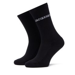 Skarpety długie JACQUEMUS. Czarne skarpety JACQUEMUS, bez wzorów. Za 179.99 zł.