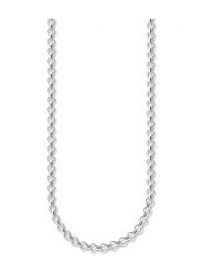 Thomas Sabo Srebrny naszyjnik - dł. 45 cm rozmiar: onesize. Szare naszyjniki Thomas Sabo, srebrne. Za 124.95 zł.