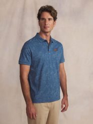 Polo TBS Pacco. Niebieskie koszulki polo Tbs, na lato, xl, bez wzorów, z bawełny, bez kołnierzyka, bez ramiączek. Za 223.50 zł.