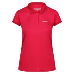 Damska Koszulka Polo Remex II. Czerwone koszulki polo Regatta, bez wzorów, bez kołnierzyka, bez ramiączek. Za 54.99 zł.