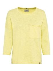 Camel Active Bluzka w kolorze żółtym rozmiar: M. Żółte bluzki Camel Active, m, bez wzorów, z bawełny, bez kołnierzyka, bez ramiączek. Za 154.07 zł.