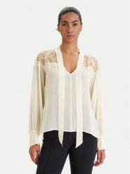 Patrizia Pepe Bluzka 8C0859/A692-Y478 Żółty Regular Fit. Żółte bluzki Patrizia Pepe, bez wzorów, z wiskozy, bez kołnierzyka, bez ramiączek. Za 1,299.00 zł.