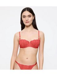 Triumph Biustonosz balkonetka Crazy Stupid Love 10222359 Koralowy. Pomarańczowe biustonosze Triumph, bez wzorów, z syntetyku. Za 135.00 zł.