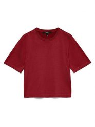 Vero Moda Sweter w kolorze bordowym rozmiar: XL. Czerwone swetry Vero Moda, xl, bez wzorów, bez ramiączek. Za 71.89 zł.
