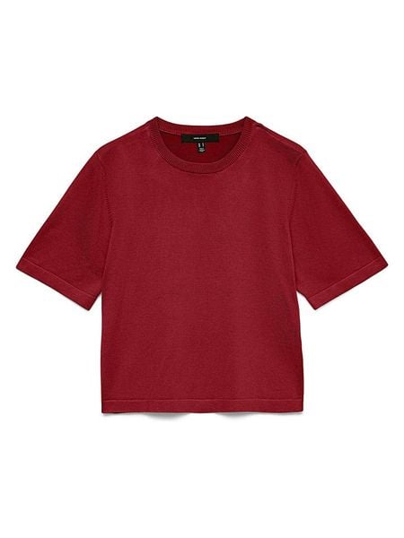 Vero Moda Sweter w kolorze bordowym rozmiar: XL. Czerwone swetry Vero Moda, xl, bez wzorów, bez ramiączek. Za 60.95 zł.