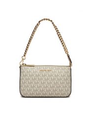 Michael Kors Torebka Jet Set 32F1GJ6W6B Beżowy. Brązowe torebki klasyczne Michael Kors, bez wzorów, ze skóry, bez dodatków. Za 679.99 zł.