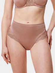 Triumph Figi klasyczne z wysokim stanem Ladyform Soft Maxi 10210671 Beżowy. Brązowe figi Triumph, bez wzorów, z syntetyku. Za 69.90 zł.