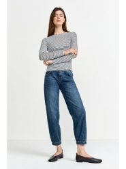 Rich & Royal Koszulka w kolorze biało-czarnym rozmiar: L. Białe bluzki Rich & Royal, l, bez wzorów, bez kołnierzyka, bez ramiączek. Za 154.95 zł.