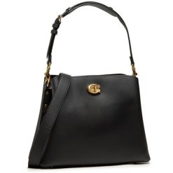 Torebka Coach. Czarne torebki klasyczne Coach, bez wzorów, bez dodatków. Za 1,599.00 zł.