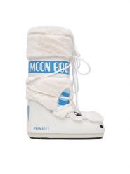 Moon Boot Śniegowce 80D3400330 Biały. Białe trapery i śniegowce Moon Boot, ze skóry. Za 809.99 zł.