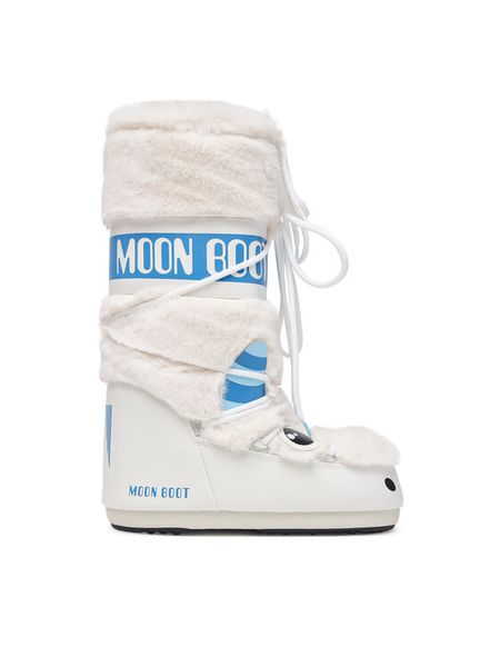 Moon Boot Śniegowce 80D3400330 Biały. Białe trapery i śniegowce Moon Boot, ze skóry. Za 809.99 zł.