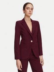 Rinascimento Marynarka CFC0131087003 Bordowy Regular Fit. Czerwone marynarki i żakiety Rinascimento, xl, bez wzorów, z syntetyku. Za 734.99 zł.