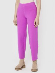 Liviana Conti Spodnie materiałowe F2WC37 Różowy Relaxed Fit. Czerwone spodnie materiałowe Liviana Conti, bez wzorów, z materiału. Za 349.99 zł.