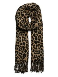 Pieces Szal w kolorze jasnobrązowym rozmiar: onesize. Brązowe szaliki Pieces, bez wzorów. Za 65.54 zł.