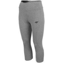 Damskie Legginsy 3/4 H4Z22 SPDF350. Brązowe legginsy 4f, bez wzorów. Za 111.99 zł.