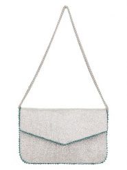 Becksöndergaard Torebka "Paradi" w kolorze srebrnym - 24,5 x 15,5 cm rozmiar: onesize. Szare torby na ramię Becksöndergaard, bez wzorów, z materiału, na ramię, bez dodatków. Za 166.95 zł.