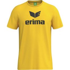 Koszulka promocyjna Erima Żółta Junior. Czarne bluzki Erima, m, bez wzorów, z bawełny, klasyczne, bez kołnierzyka, bez ramiączek. Za 220.99 zł.
