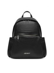 JENNY Plecak JEN-L-005-07 Czarny. Czarne plecaki Jenny, bez wzorów, ze skóry. Za 149.99 zł.
