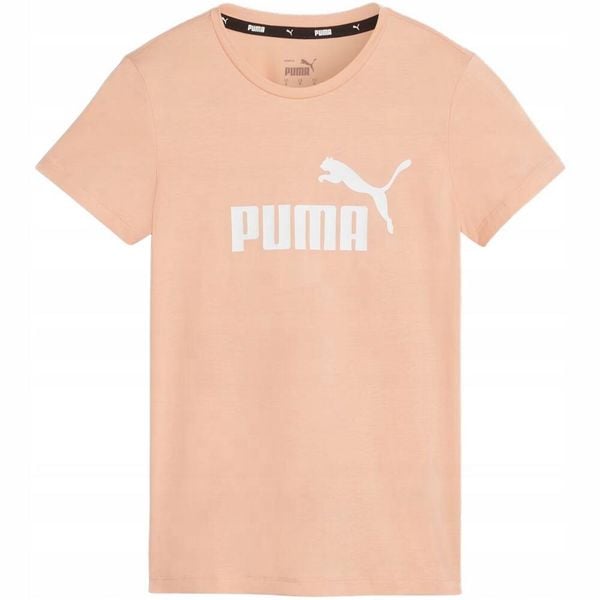 Damska Koszulka Z Logo Essential. Brązowe bluzki Puma, bez wzorów, sportowe, bez kołnierzyka, bez ramiączek. Za 127.99 zł.