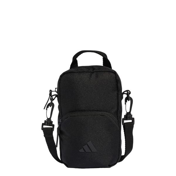 Torba ADIDAS PRIME ORGANIZER. Czarne torby na ramię Adidas, bez wzorów, z materiału, eleganckie, na ramię, bez dodatków. Za 89.95 zł.