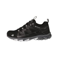 Niskie buty turystycznie unisex Alpine Pro Uhese. Czarne trekkingi Alpine Pro, z gumy, przed kostkę, trekkingowe. Za 399.00 zł.