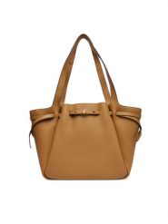 Tory Burch Torebka Romy Tote 163388 Brązowy. Brązowe torebki klasyczne Tory Burch, bez wzorów, ze skóry, bez dodatków. Za 2,989.00 zł.