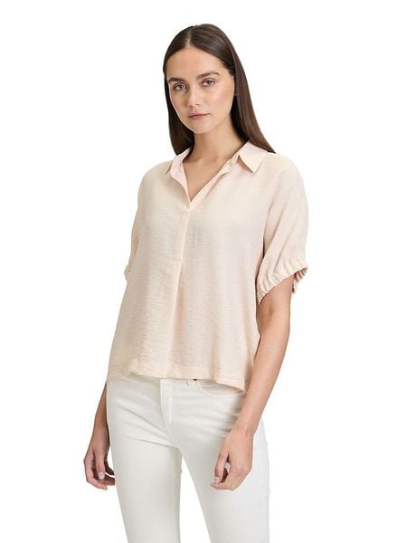 BETTY & CO Bluzka w kolorze beżowym rozmiar: 36. Brązowe bluzki Betty & Co, bez wzorów, bez kołnierzyka, bez ramiączek. Za 169.95 zł.