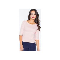 Bluzka M309 Róż. Czerwone bluzki Figl, m, bez wzorów, z bawełny, bez kołnierzyka, bez ramiączek. Za 99.00 zł.