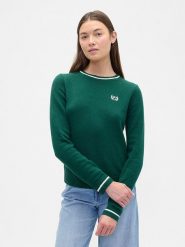 GAP Sweter w kolorze zielonym rozmiar: S. Zielone swetry GAP, s, bez wzorów, bez ramiączek. Za 145.60 zł.