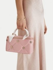 Nine West Torebka EO-Delancey Moon-KS2575-1 Różowy. Czerwone torebki klasyczne Nine West, bez wzorów, z materiału, bez dodatków. Za 259.99 zł.