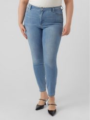 Vero Moda Curve Jeansy Phia 10285113 Niebieski Slim Fit. Niebieskie jeansy Vero Moda Curve, bez wzorów. Za 99.99 zł.