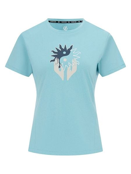 Dare 2b Koszulka "Tranquility III" w kolorze turkusowym rozmiar: 46. Niebieskie bluzki Dare 2b, bez wzorów, z bawełny, bez kołnierzyka, bez ramiączek. Za 77.95 zł.